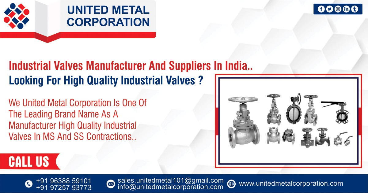 Industrial Valves Manufacturer, Supplier, and Exporter From India