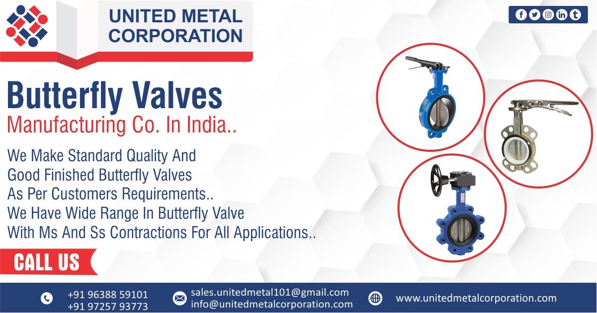Butterfly Valves Manufacturer & Suppliers in Ahmedabad, Gujarat and India