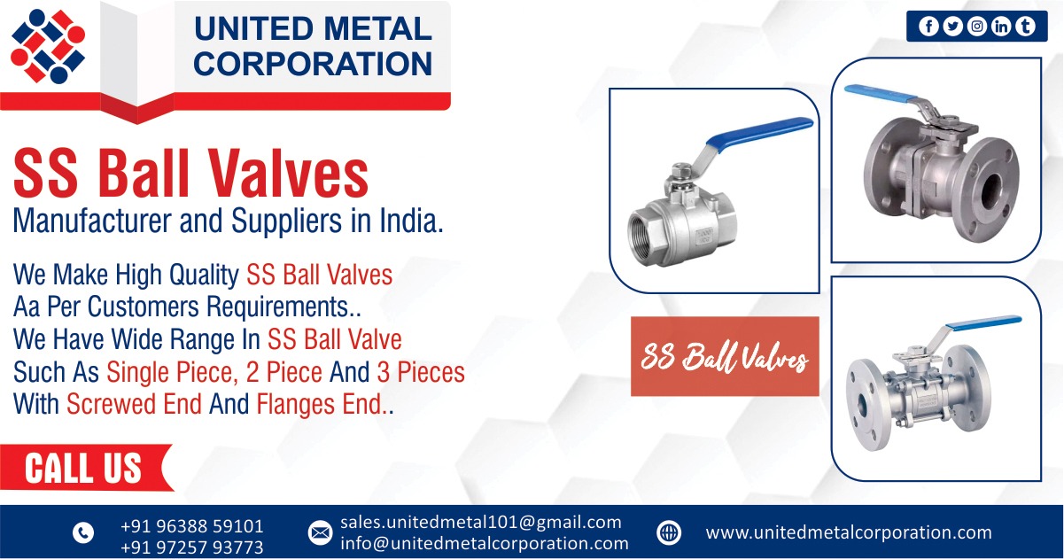 SS Ball Valve manufacturer and suppliers in Ahmedabad, Gujarat, India