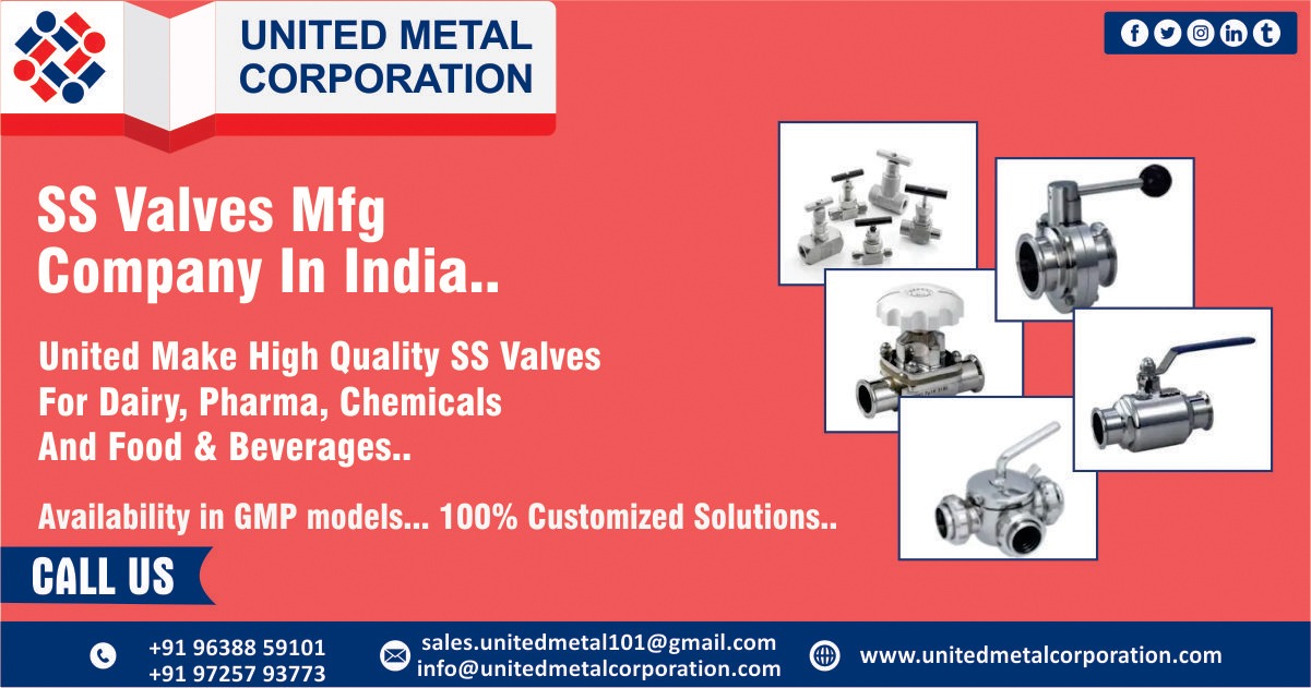 SS Valves Manufacturer and Suppliers in Ahmedabad, Gujarat & India