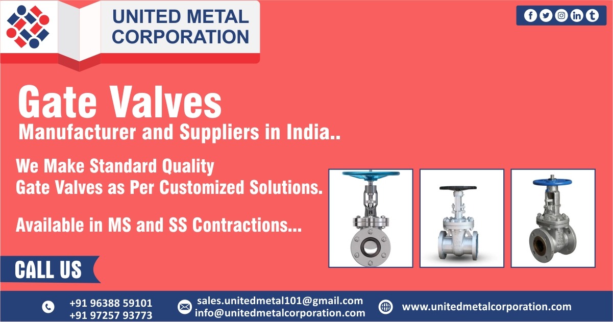 Gate Valves manufacturer and suppliers in Ahmedabad, Gujarat & India