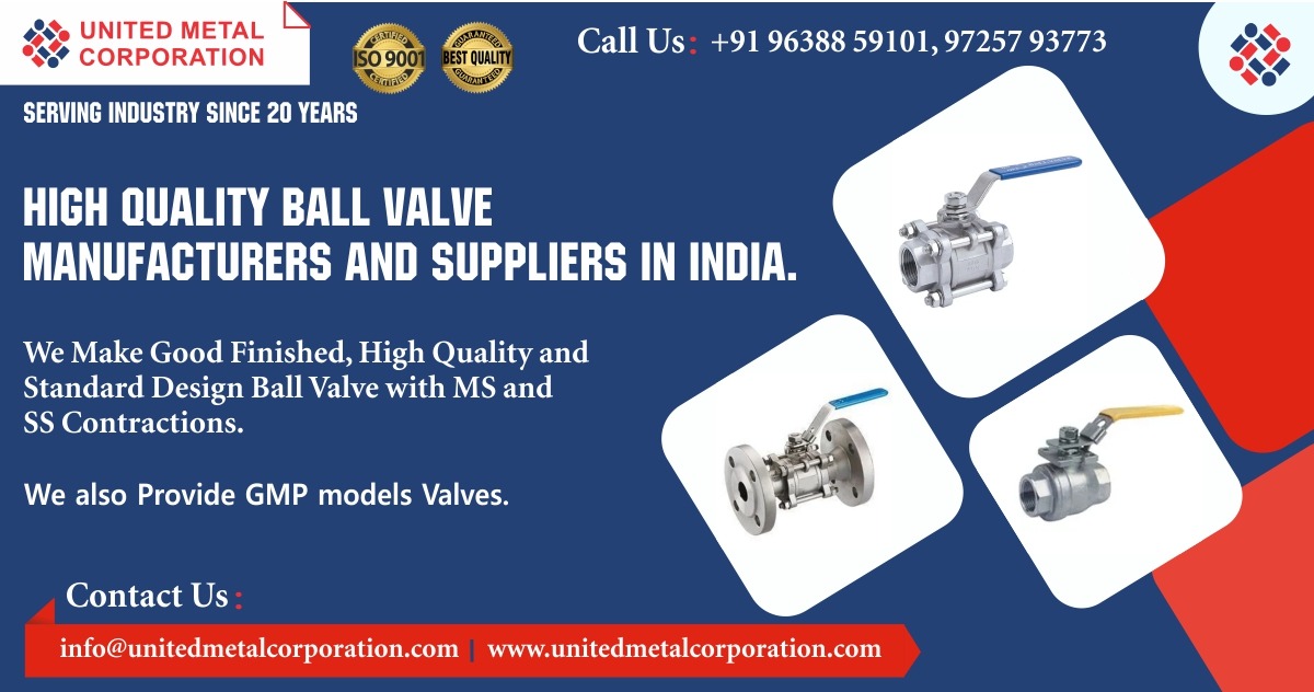 ball Valves manufacturer & Suppliers in India