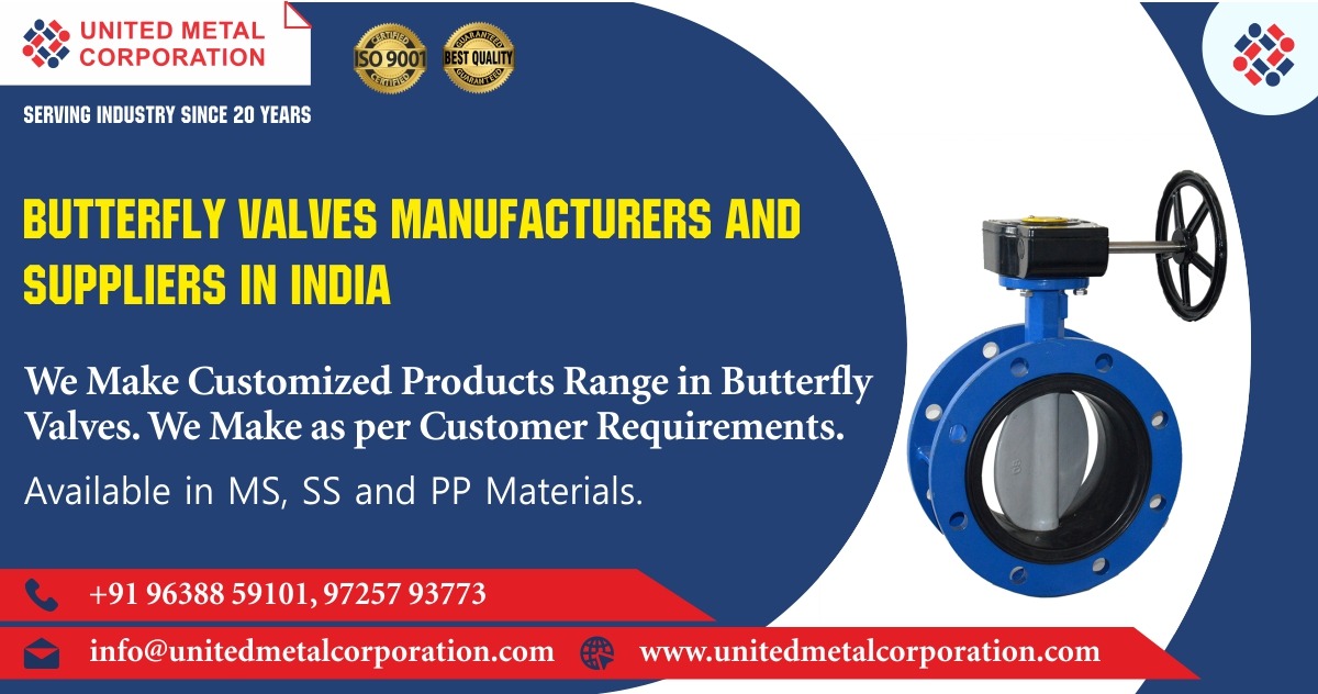Butterfly Valves Manufacturer & Suppliers in India