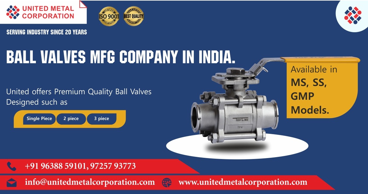 Ball Valves Manufacturer in Ahmedabad, Gujarat & India