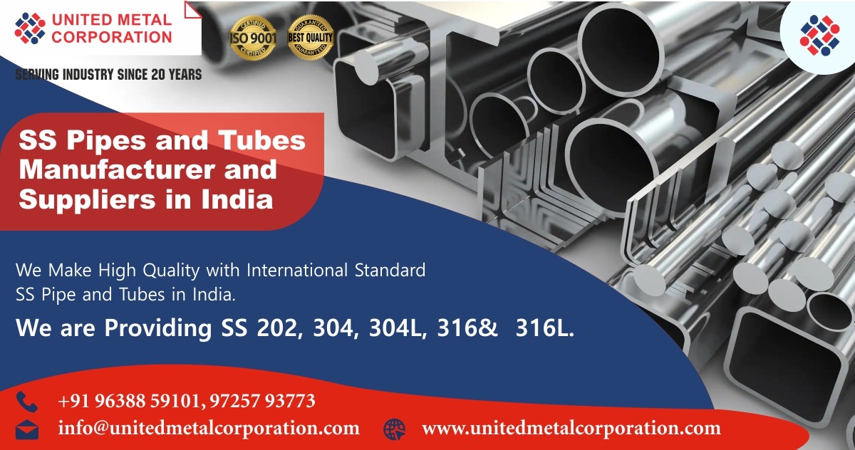 SS Pipes and Tubes Manufacturer & Suppliers in Ahmedabad, Gujarat & India.