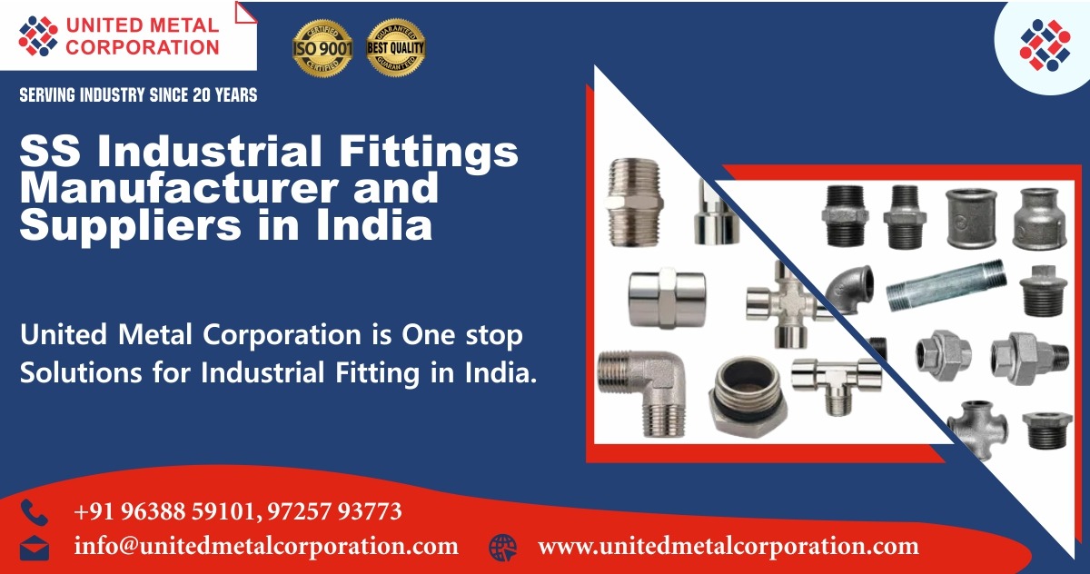 SS Industrial Fittings Manufacturer & Suppliers in Ahmedabad, Gujarat & India