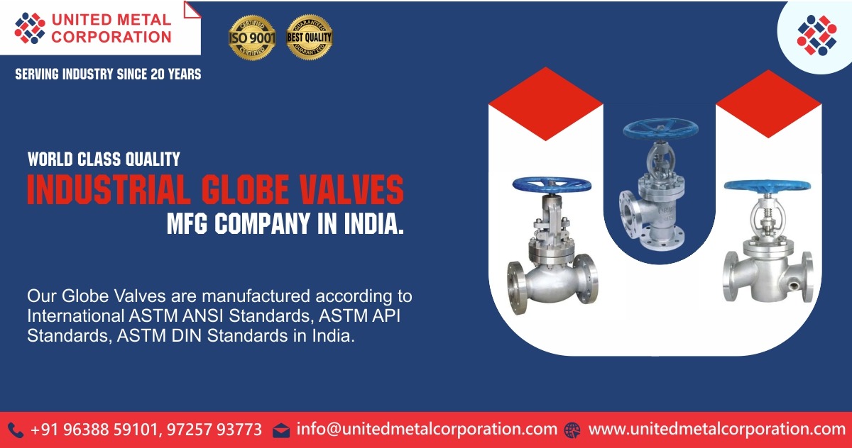 Globe Valves Manufacturer & Suppliers in Ahmedabad, Gujarat & India