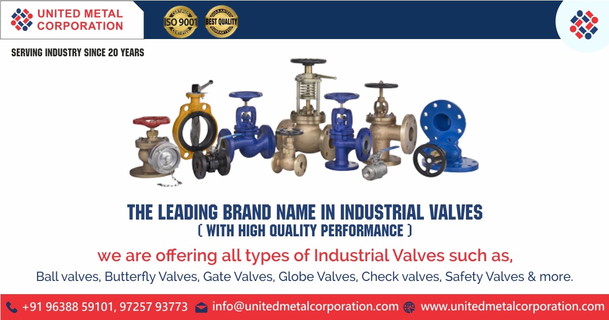 Industrial Valves Manufacturer and Suppliers in Ahmedabad