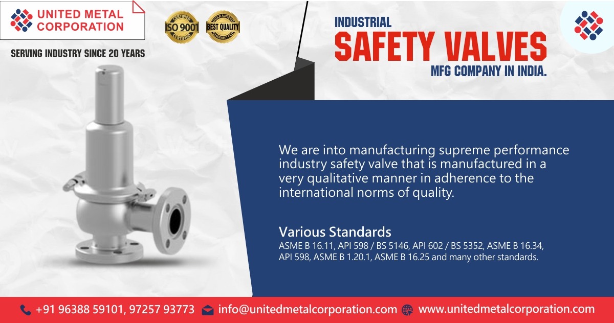 Safety Valves Manufacturer & Suppliers in Ahmedabad, Gujarat & India