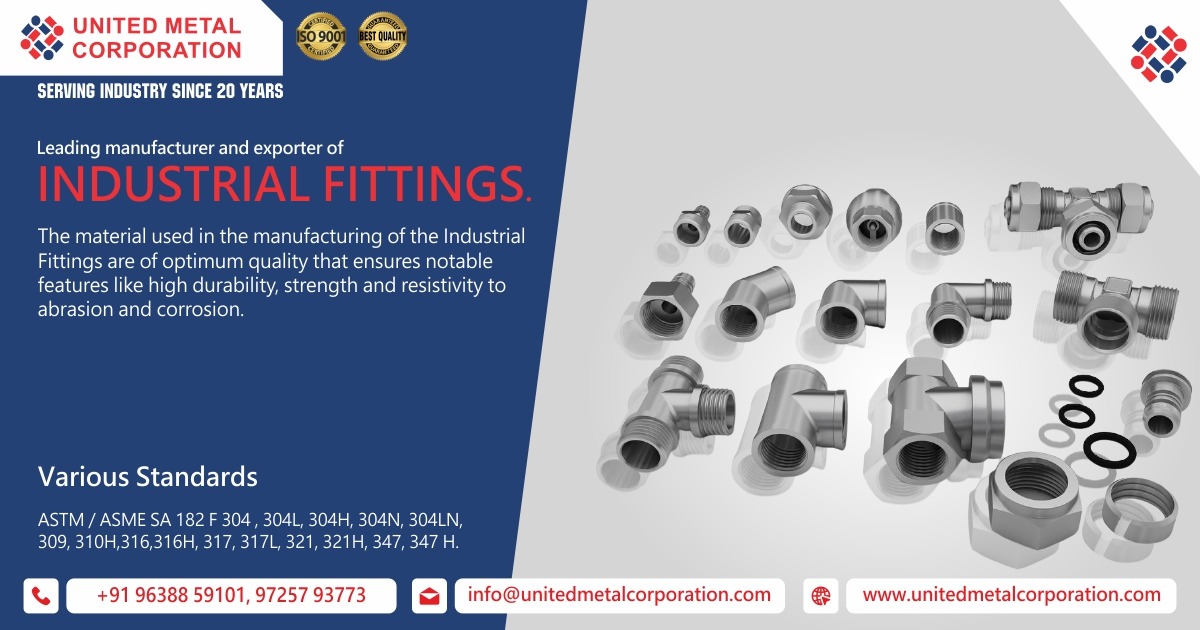 Industrial Fittings Manufacturer & Suppliers in Ahmedabad