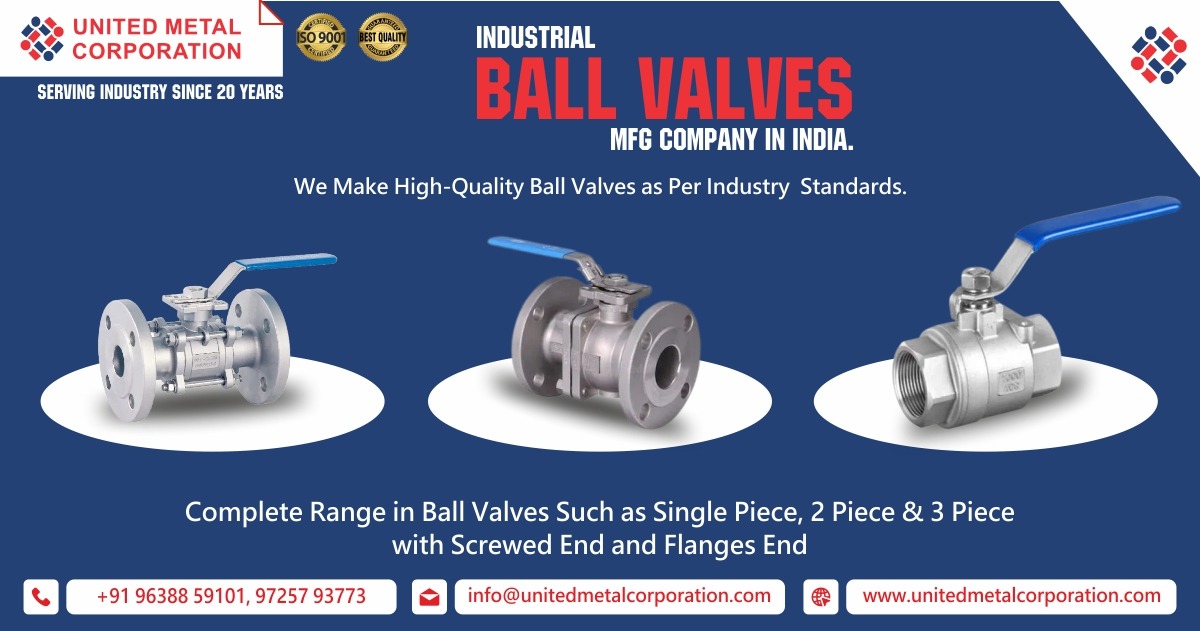 Ball Valves Manufacturer & Suppliers in Ahmedabad, Gujarat & India