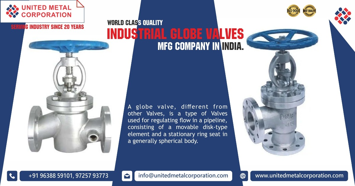 Globe Valves Manufacturer & Suppliers in India