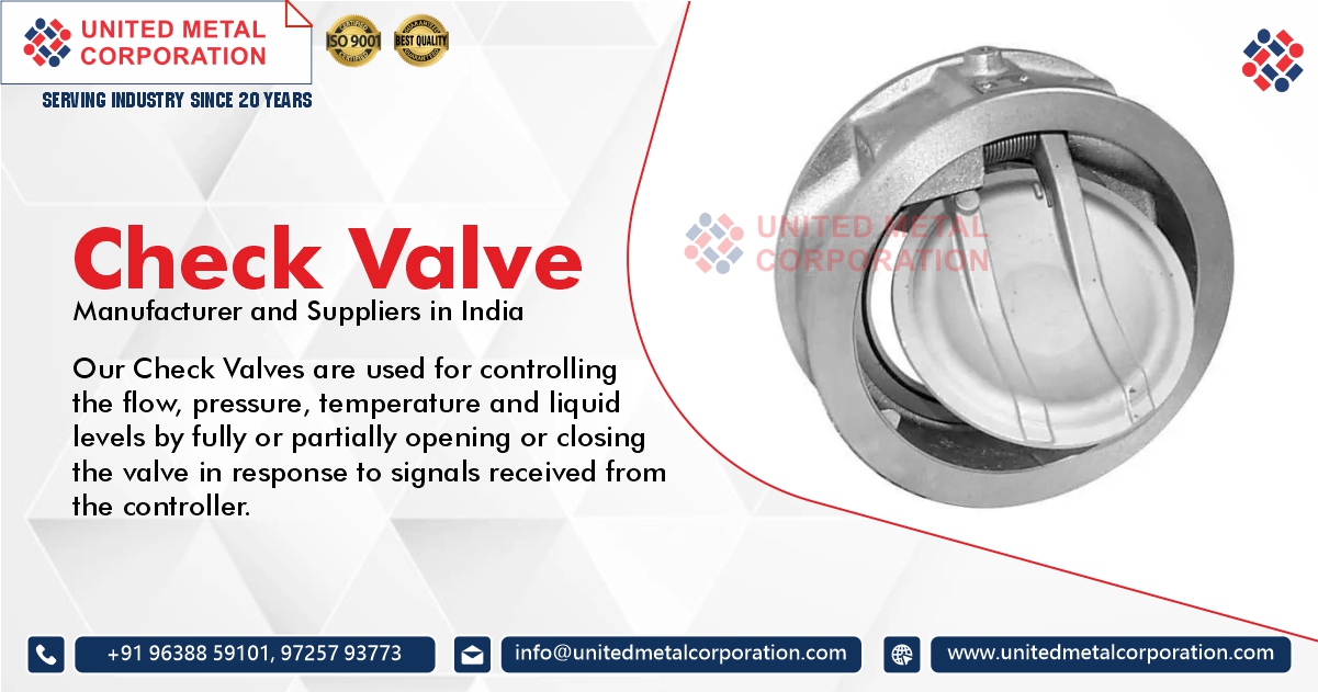 Check Valves Manufacturer, Stockist and Suppliers in India