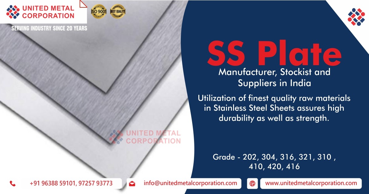SS Plates Manufacturer, Stockist and Suppliers in India