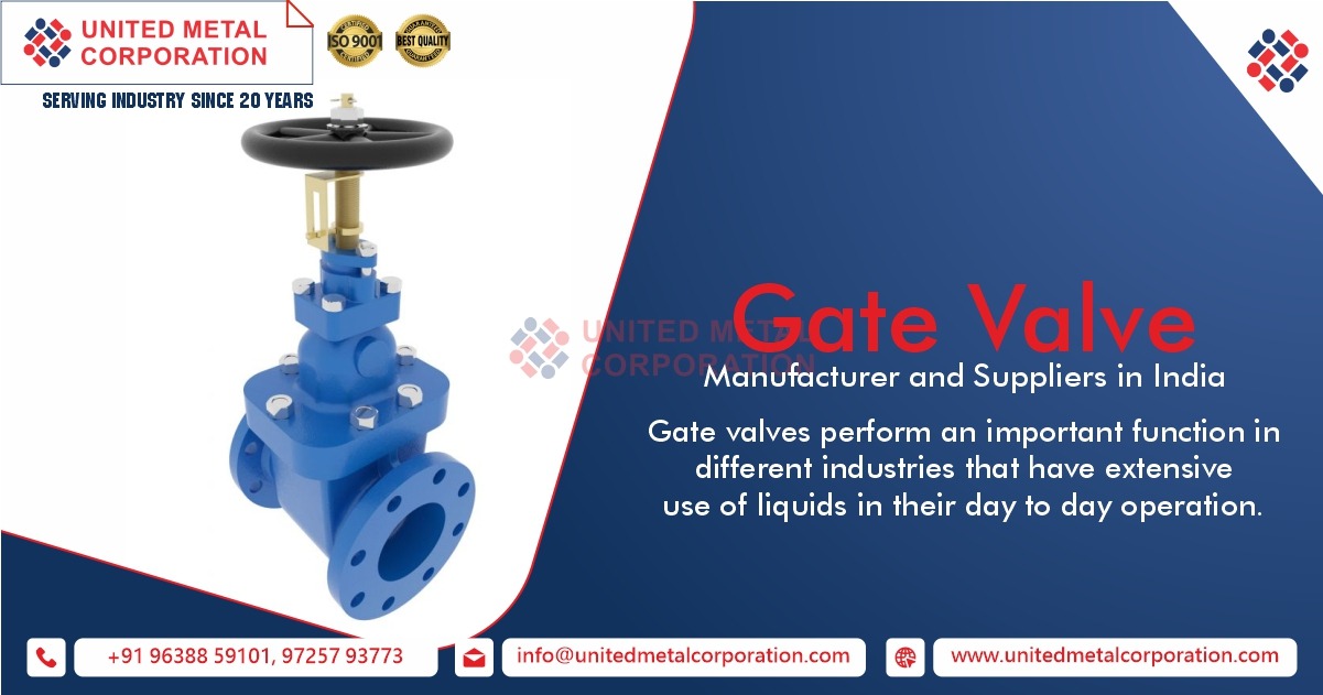 Gate Valves Manufacturer & Suppliers in Ahmedabad