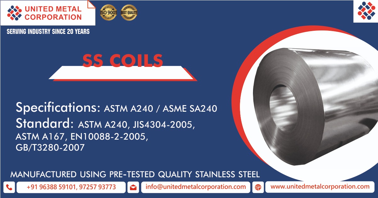 SS Coils manufacturer, supplier & stockist in india