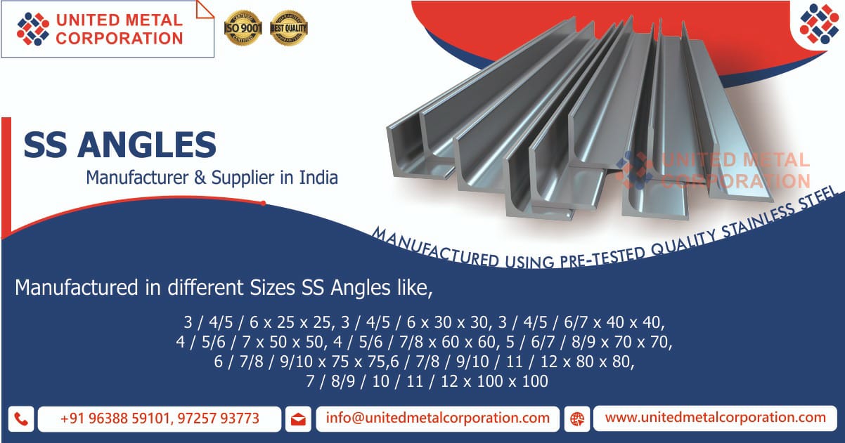 SS Angles Manufacturer & Suppliers in India