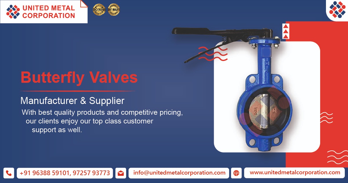 Butterfly Valves Supplier in Ahmedabad, Gujarat, India