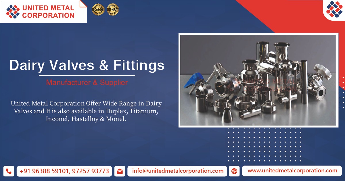 SS Dairy Valves & Fittings Supplier in Ahmedabad, Gujarat, India
