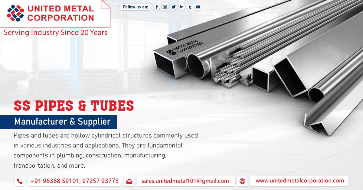 Top Supplier of SS Pipes & Tubes in India