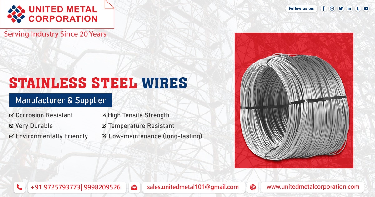 SS Wires Supplier in India- United Corporation