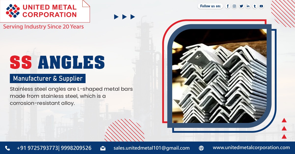 Best Supplier of SS Angles in India