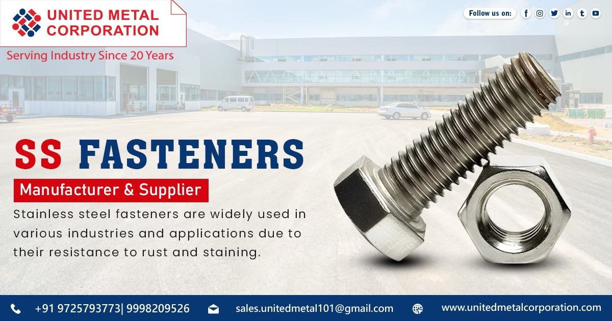 Best Supplier SS Fasteners in India