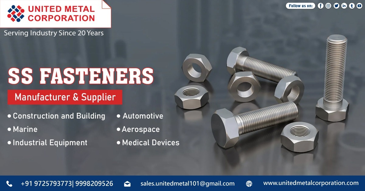SS Fasteners Supplier in Rajasthan