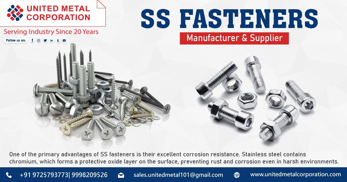 Supplier of Stainless Steel Fasteners in Maharashtra