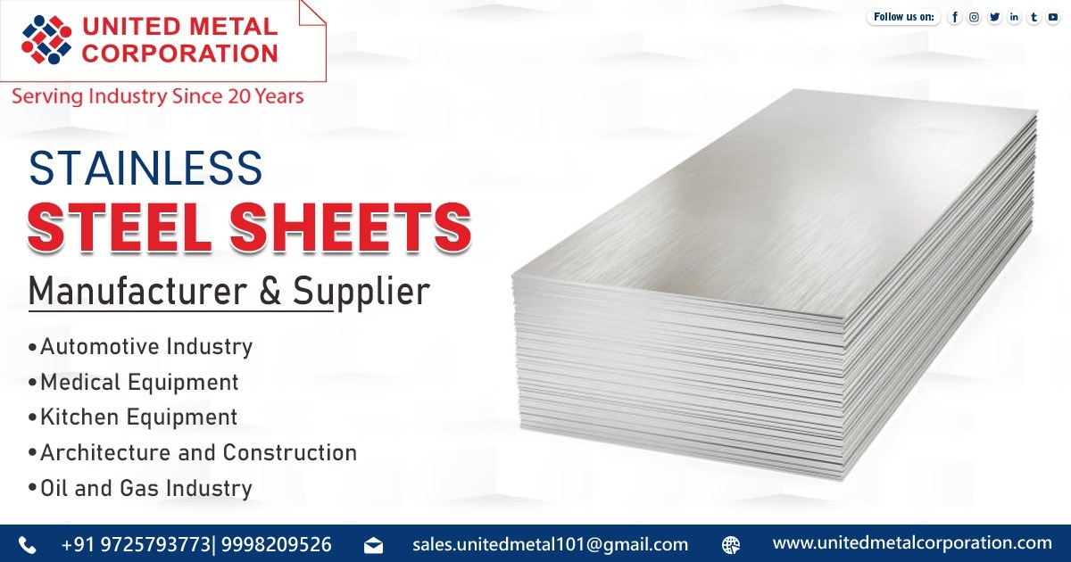 Supplier of Stainless Steel Sheet in Bihar