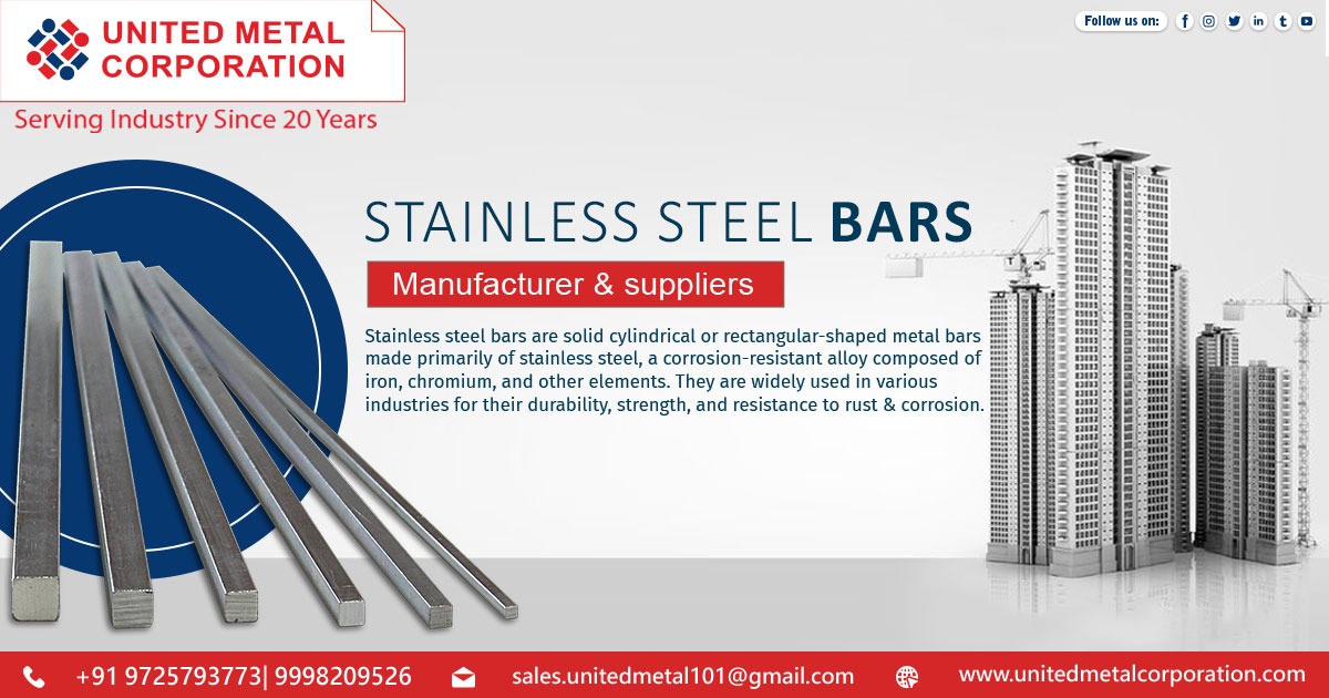 Supplier of Stainless Steel Bars in Kerala