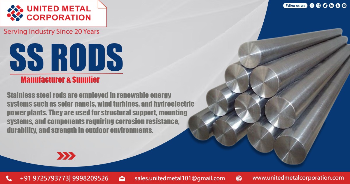 Supplier of Stainless Steel Rods in West Bengal