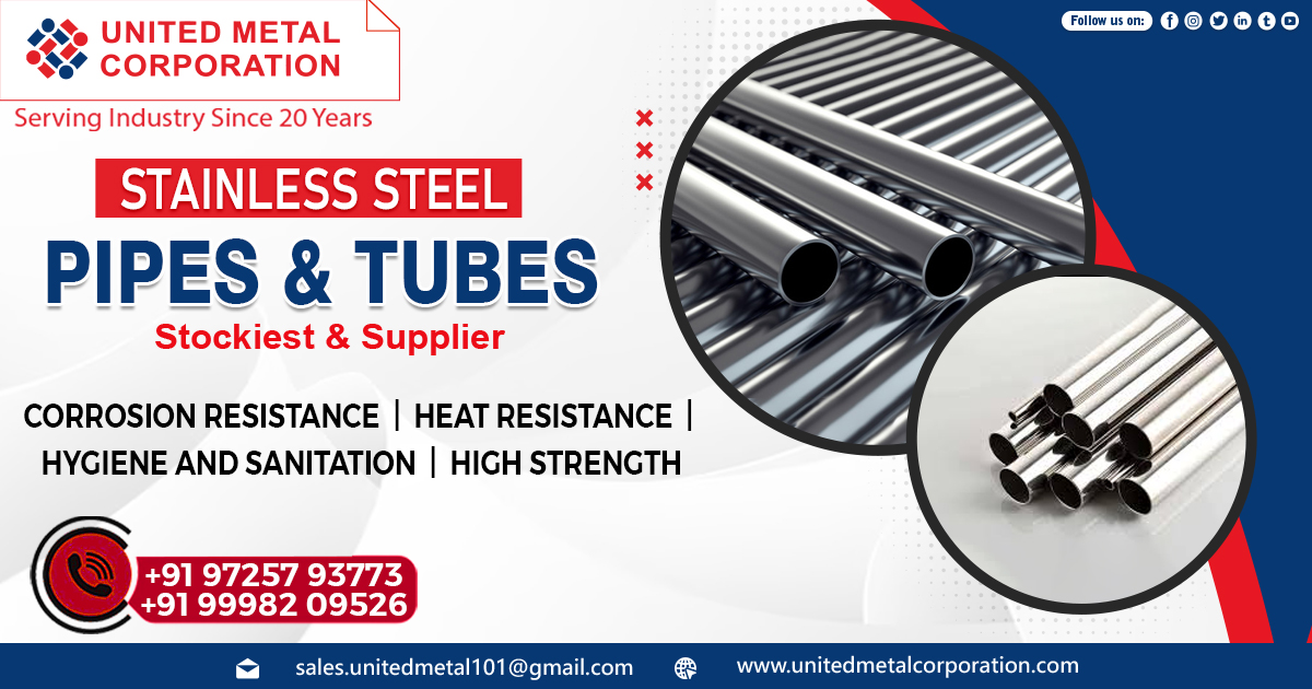 Supplier of Stainless Steel Pipes & Tubes in Bhopal