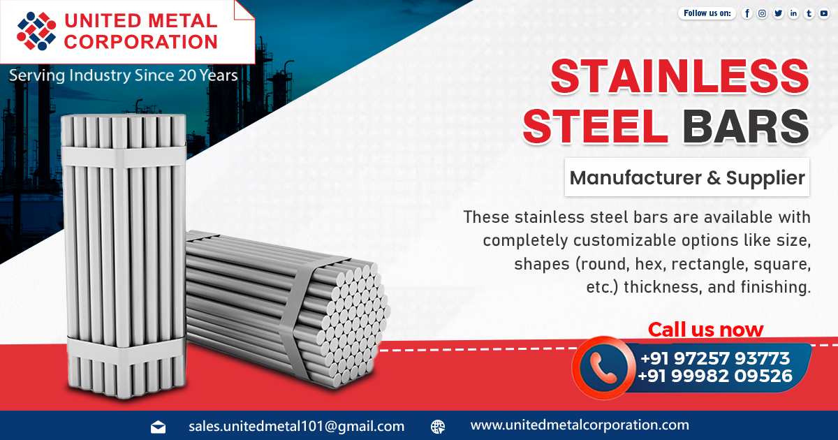 Supplier of Stainless Steel Bars in Pune