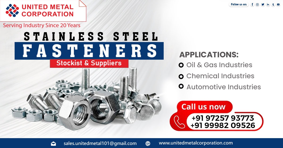 Supplier of Stainless Steel Fasteners in Pune