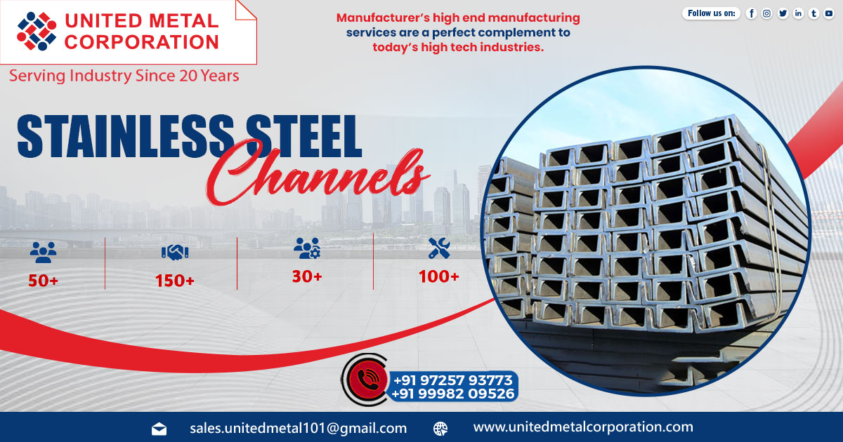 Supplier of Stainless Steel Channels in Uttar Pradesh