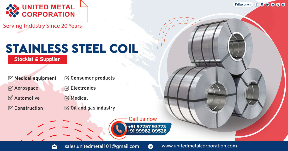 Supplier of Stainless Steel Coil in Bihar