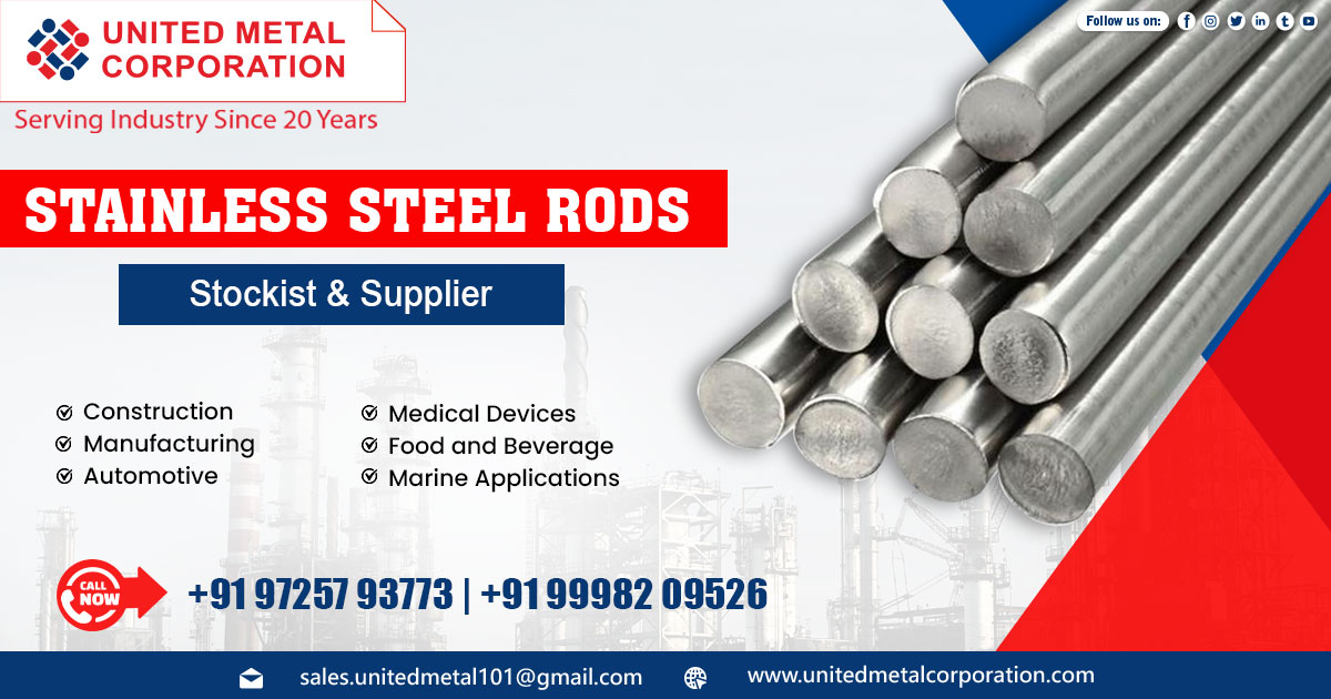 Supplier of Stainless Steel Rods in Rajasthan