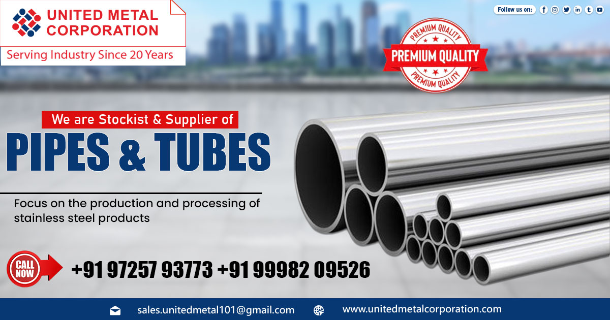 Supplier of Stainless Steel Pipe and Tube in Telangana