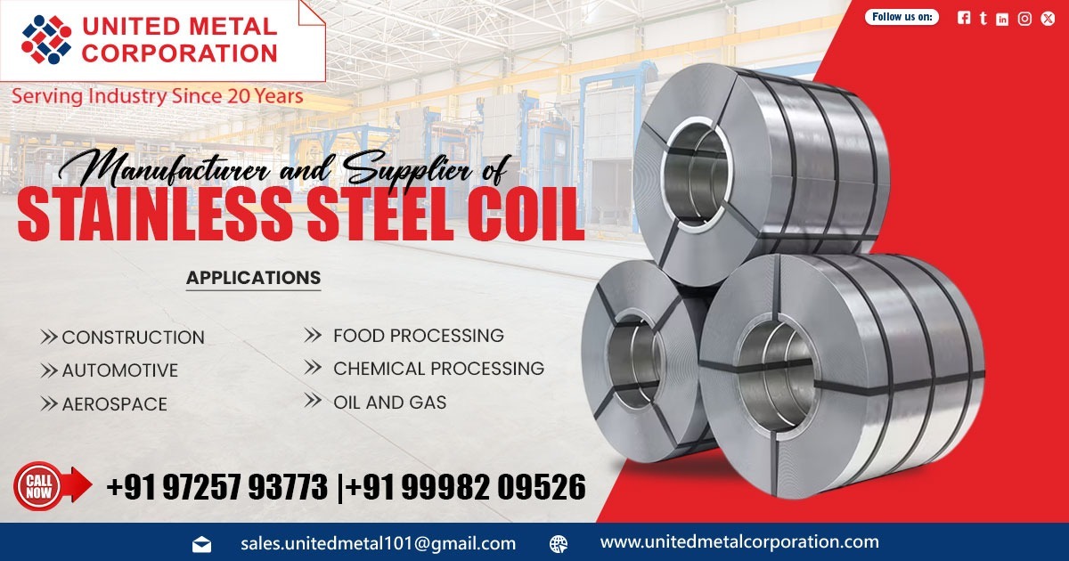 Supplier of Stainless Steel Coil in Haryana