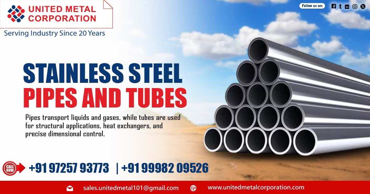 Stainless Steel Pipes and Tubes in Tamil Nadu