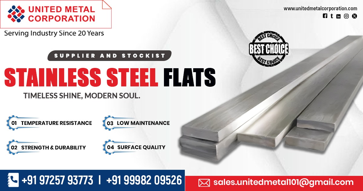 Stainless Steel Flat in Ahmedabad