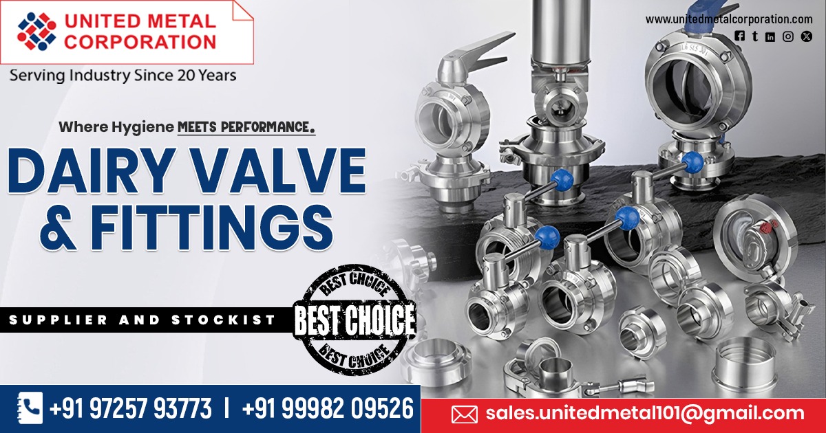 Dairy Valve and Fittings Supplier in Bihar