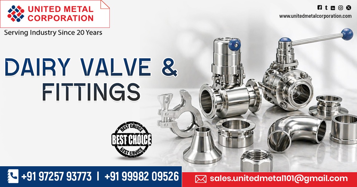 Dairy Valve and Fittings Supplier in Kolkata stainless steel products