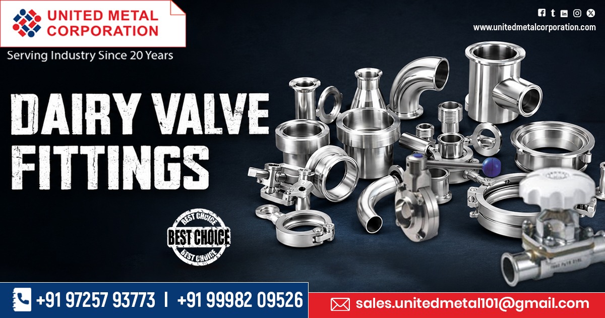 Good Quality Dairy Valve and Fittings In Gujarat | United Metal Corporation