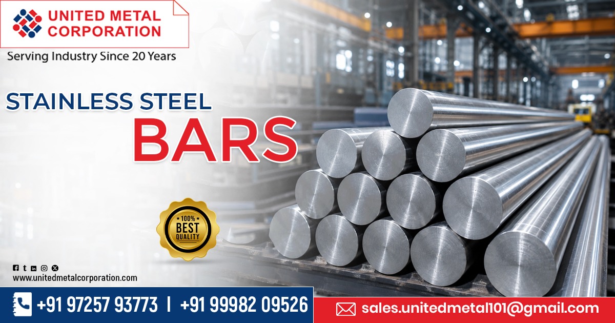Stainless Steel Bar Manufacturer In India - United Metal Corporation Ahmedabad