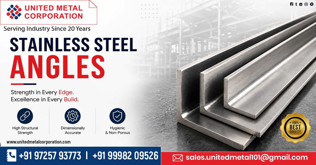 Stainless Steel Angles Supplier In Karnataka | United Metal Corporation