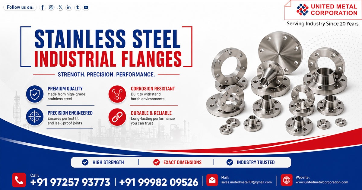Stainless Steel Industrial Flanges Supplier In Bihar