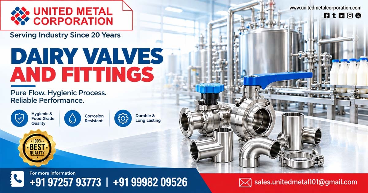 Dairy Valves and Fittings Supplier In Arunachal Pradesh