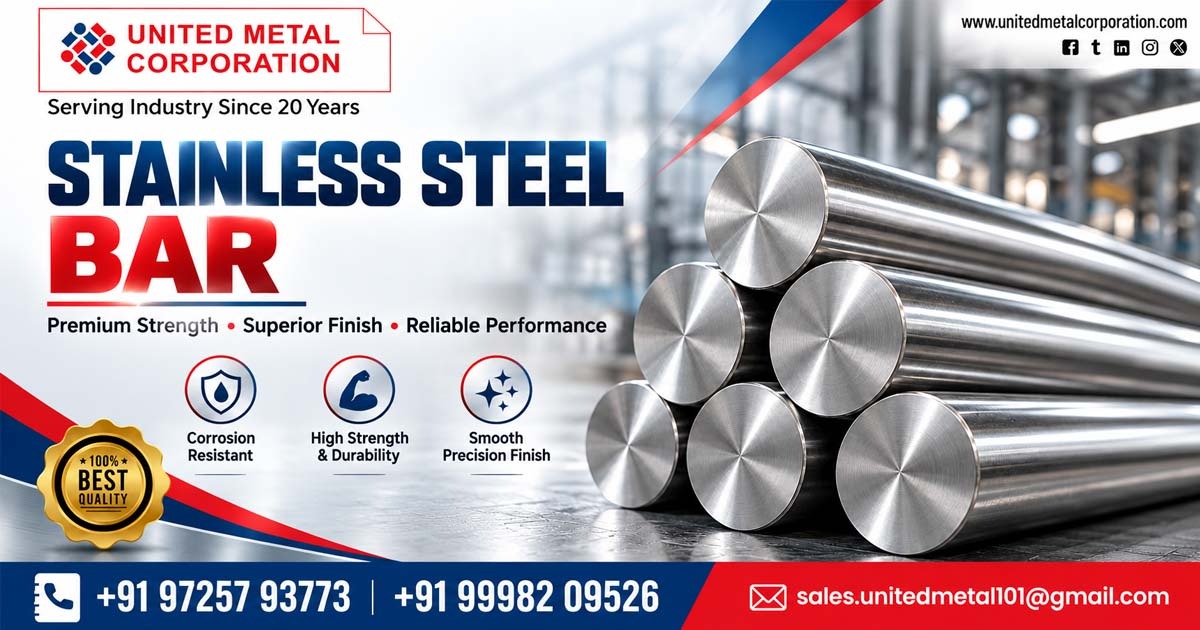 Stainless Steel Bar Manufacturer and Supplier In Gujarat